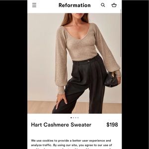 Reformation Hart Cashmere Sweater